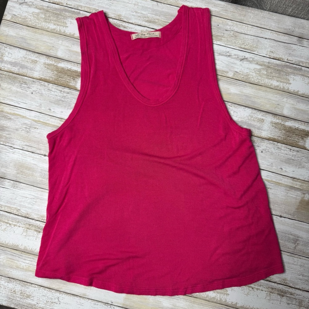 We The Free Pink Sleeveless Tank Top
